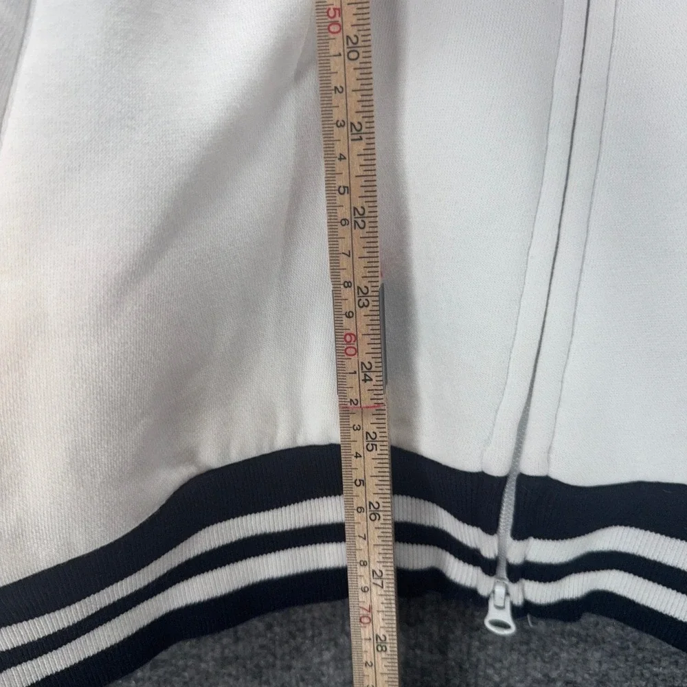 MSC Track Jacket Mens XL White Italian Flag Full Zip Bomber Nautical Fleece